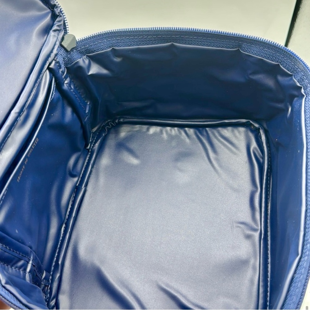 CHRISTIAN DIOR *Vintage* Midnight Blue 💙Cosmetic Bag (NOT Dior Beaute) EUC 💎💙 - Picture 6 of 8